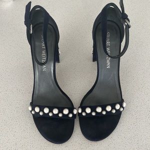 7.5 Women’s Stuart Weitzman Heels with Pearls